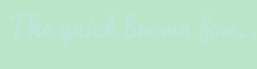 Image with Font Color BFE5DB and Background Color BAE5C8